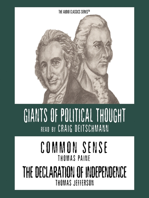 Title details for Common Sense and The Declaration of Independence by George H. Smith - Wait list
